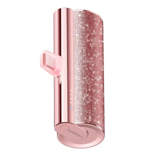 Bateria zewnętrzna (Powerbank) VEGER PlugOn - 5000mAh z wbudowanym złączem Typ C PD 12W (W0573) fioletowy - Powerbanki - miniaturka - grafika 1