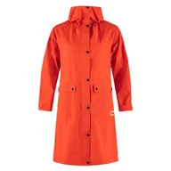Kurtki damskie - Fjallraven 14500131-214 Vardag Rain Parka W kurtka damska Flame Orange rozmiar XS - miniaturka - grafika 1