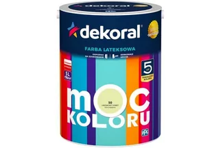 Farba Moc Koloru Limonkowy Sorbet 5L Dekoral - Farby wewnętrzne - miniaturka - grafika 1