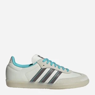 Tenisówki damskie do kostki adidas Originals Samba OG W IG6048 40 (6.5UK) Biały/Turkusowy (4066759297203) - Trampki damskie - miniaturka - grafika 1