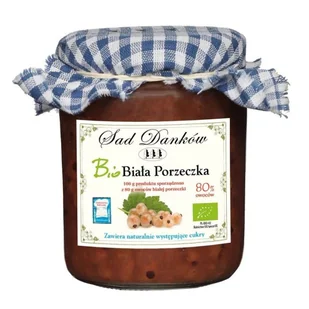 Sad Danków (dżemy, przetwory owocowe) Biała Porzeczka 80% Bio 260 g - - Dżem - miniaturka - grafika 2