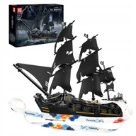 Klocki - KLOCKI KONSTRUKCYJNE STATEK PIRACKI Z ARMATKAMI 2868 el. MOULD KING 13111 - miniaturka - grafika 1