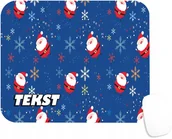 Podkładki pod mysz - PODKŁADKA POD MYSZKĘ Z NADRUKIEM ŚWIĘTA PREZENT MIKOŁAJ -TEKST -20X24 - miniaturka - grafika 1