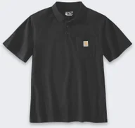 Koszulki męskie - Koszulka Carhartt Loose Polo Black - miniaturka - grafika 1