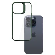 Etui i futerały do telefonów - 3MK Satin Armor Case+ iPhone 15 Pro zielony/green - miniaturka - grafika 1