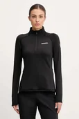 Bluzy damskie - Rossignol bluza funkcyjna BLACKSIDE damska kolor czarny gładka RLOWL01 - miniaturka - grafika 1