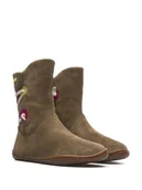 Kozaki damskie - Camper Skórzane kozaki w kolorze brązowym - miniaturka - grafika 1