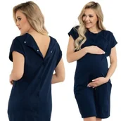 Piżamy ciążowe - Koszula Nocna Ciążowa Do Karmienia Na Napy S - miniaturka - grafika 1
