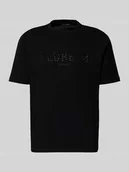 Koszulki męskie - T-shirt z detalem z logo - miniaturka - grafika 1