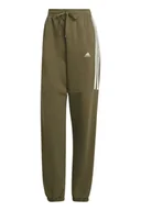 Spodnie damskie - Spodnie damskie Adidas Hyperglam dresowe khaki-XS - miniaturka - grafika 1