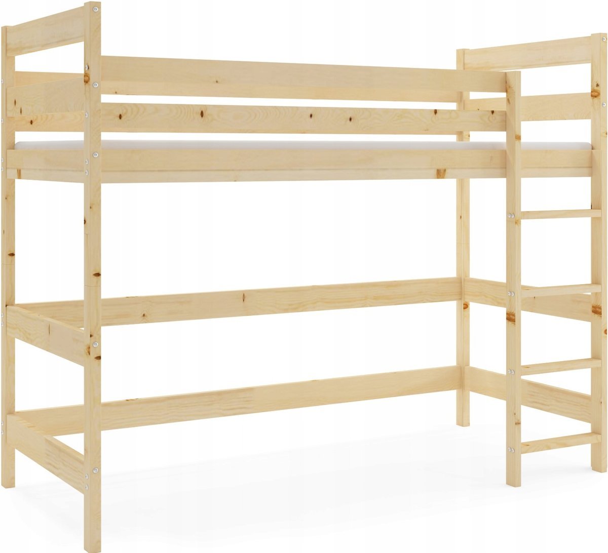 łóżko piętrowe Antresola 200x90 z materacem od Interbeds