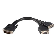 Adaptery i przejściówki - StarTech DMSVGAVGA1 adapter kablowy 0,2 m DMS 2 x VGA (D-Sub) Czarny - miniaturka - grafika 1