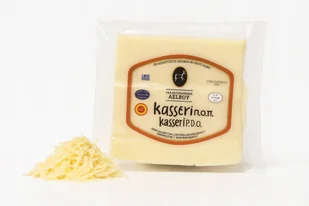 Grecki ser Kasseri PDO 250g CHIDIRA LESVOS długodojrzewający owczo-kozi - Szybkie dania obiadowe - miniaturka - grafika 1