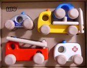 Samochody i pojazdy dla dzieci - BAJO Zestaw pojazdów ratunkowych - miniaturka - grafika 1