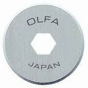 Nożyczki - Ostrza krążkowe RB18-2 do nożyka RTY-4. 2szt. OLFA - miniaturka - grafika 1
