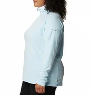 Bluzy damskie - Damski polar nierozpinany bez kaptura COLUMBIA Glacial IV Half Zip - niebieski - miniaturka - grafika 1