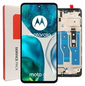 Części serwisowe do telefonów - ORYGINAŁ WYŚWIETLACZ EKRAN LCD DOTYK DO MOTOROLA MOTO G52 RAMKA XT2221-1 - miniaturka - grafika 1