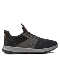Sneakersy męskie - Sneakersy Skechers Camben 65474/BKGY Szary - miniaturka - grafika 1