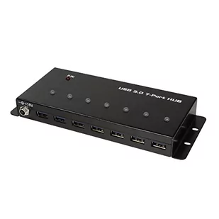 LogiLink HUB USB Przemysłowy HUB USB 3.0 7-portowy (UA0317) - Huby USB - miniaturka - grafika 1