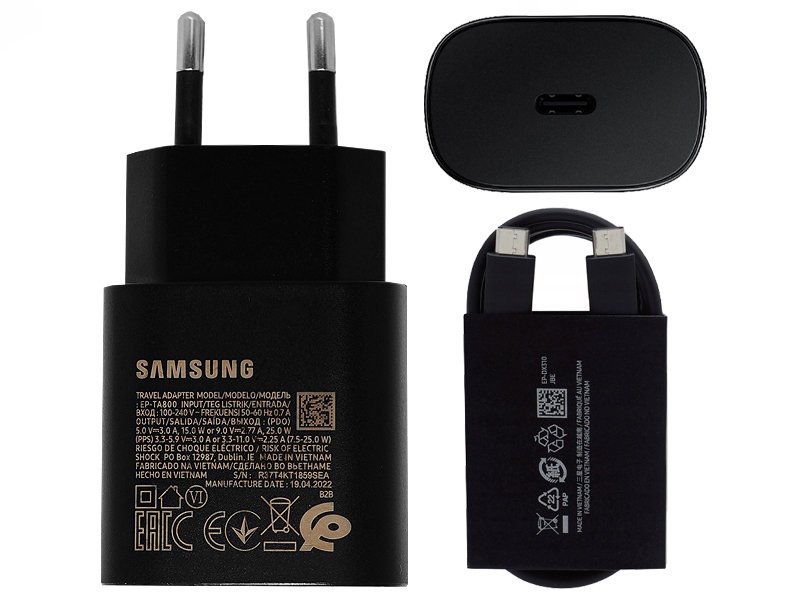 ORYGINALNA ŁADOWARKA SAMSUNG 25W PD S22 S23 S24 A53 S21 A54 A14 A34 + KABEL