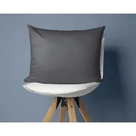 Poszewki na poduszki - Kpl 60x70 poszewka na poduszkę (2szt) k. szary bawełna satynowa - miniaturka - grafika 1