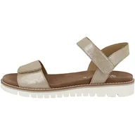 Moda i Uroda OUTLET - ara Damskie sandały Kent, piaskowe, rozmiar 41, Sand, 41 EU - miniaturka - grafika 1