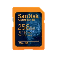 Karty pamięci - SanDisk Outdoors 4K SDXC UHS-I Card - 256GB Single Pack - SDSDXWV-256G-GN6VN - miniaturka - grafika 1
