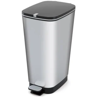 FENIKS KIS Chic Bin 50 l Srebrny (8071900 1788 01) - Kosze na śmieci - miniaturka - grafika 1
