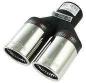 Akcesoria tuningowe - Końcówka tłumika Buzzer Zz 2x70 nakładka podwójna Bmw Honda Mazda Opel Ford - miniaturka - grafika 1