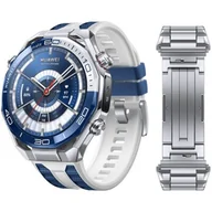 Smartwatch - Huawei Watch Ultimate 2 Srebrno-niebieski - miniaturka - grafika 1