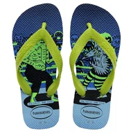 Koszulki i topy damskie - Havaianas Kids Top Fun, Lavender Blue/Lemon Green, 12/13C - miniaturka - grafika 1
