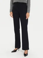 Spodnie sportowe damskie - Tommy Hilfiger Spodnie materiałowe Core WW0WW42953 Granatowy Flare Fit - miniaturka - grafika 1