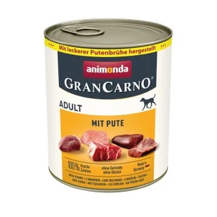 animonda GranCarno Original Adult Indyk 24x800 g - Mokra karma dla psów - miniaturka - grafika 1