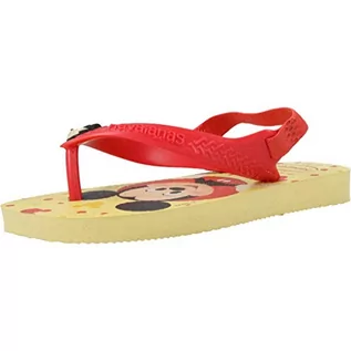 Buty dla dziewczynek - Havaianas Sandały dziecięce uniseks Disney Classic II, cytryna, 25/26 EU - grafika 1