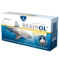 Suplementy naturalne - Rekinol extra, 72 kapsułki - Długi termin ważności! - miniaturka - grafika 1