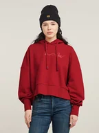 Bluzy damskie - G-Star Bluza w kolorze czerwonym - miniaturka - grafika 1