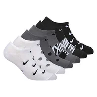 Skarpetki damskie - NIKE Damskie W Everyday Ltwt No Show - 6pr - skarpety Swoosh - miniaturka - grafika 1