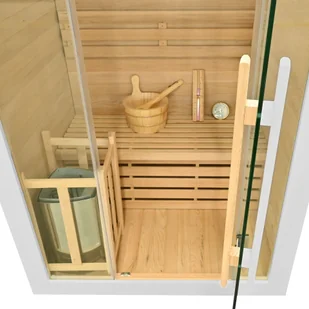 Sauna fińska TG2 White z piecem - Sauny - miniaturka - grafika 5