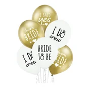 Wieczór panieński i kawalerski - BALONY NA WIECZÓR PANIEŃSKI, BRIDE TO BE, 6 SZT. - miniaturka - grafika 1