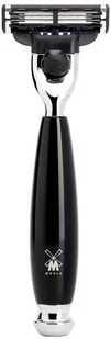 Muhle R336M3 Maszynka do golenia na wkłady Gillette Mach3 - seria VIVO kolor czarny - Maszynki do golenia i wkłady - miniaturka - grafika 1