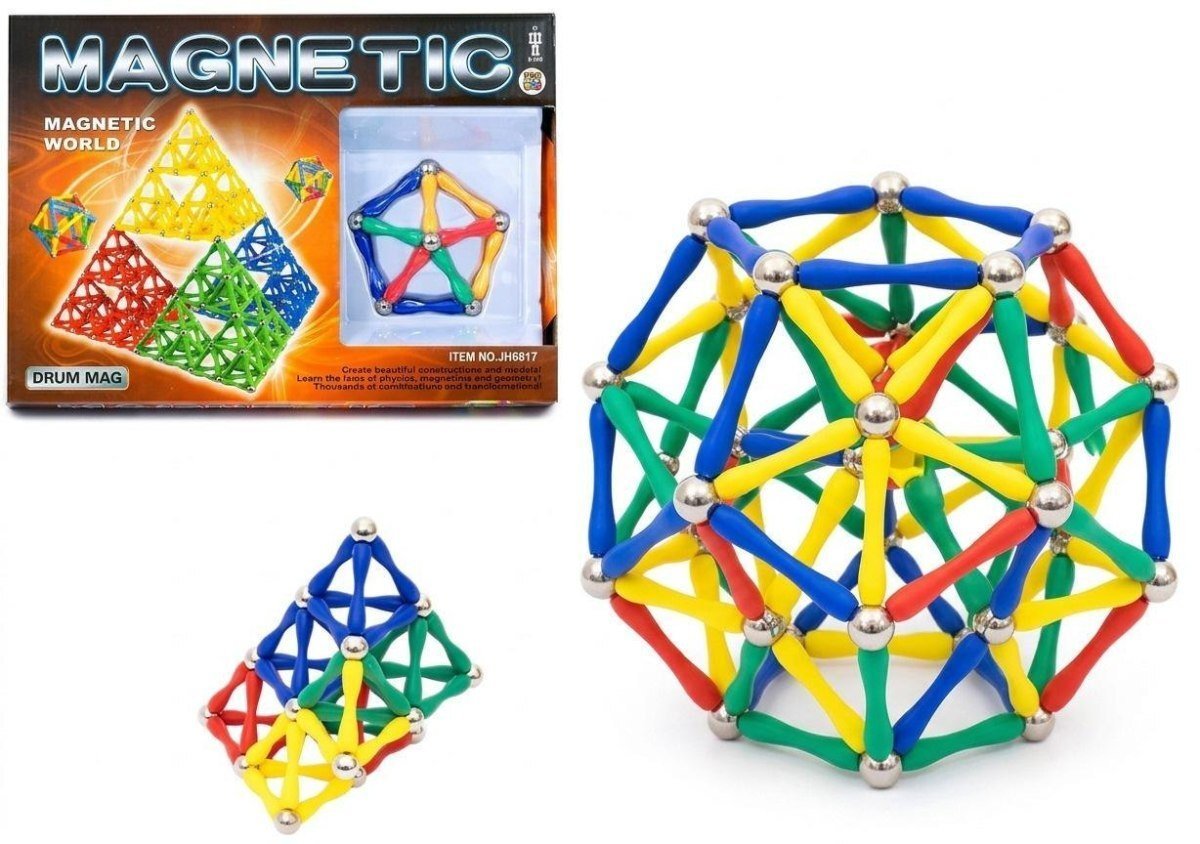 Pro Kids Klocki magnetyczne 52el