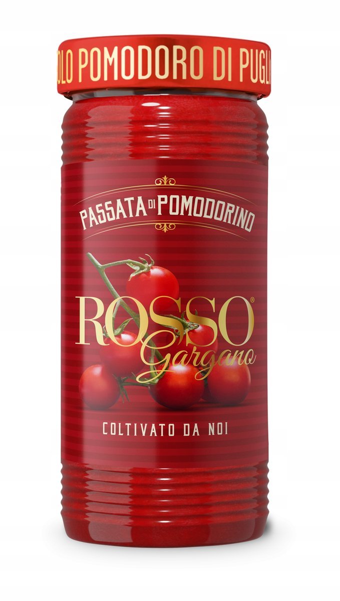Passata z pomidorów koktajlowych Pomodorino di Pulgia 290g - Rosso Gargano