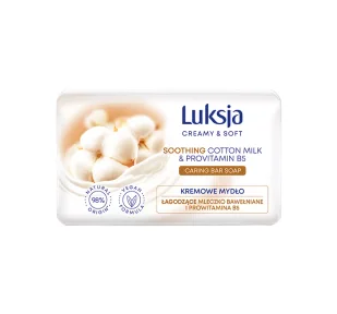 Luksja Mydło w kostce Cotton 90g - Mydła - miniaturka - grafika 1