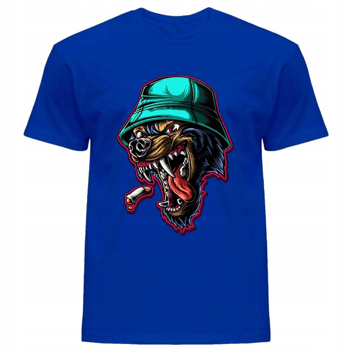 Koszulka męska z nadrukiem ZWIERZAK PIES 5XL