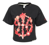 Koszulki i topy damskie - Koszulka Nike Dri-FIT Cut-Off Crew Neck DH7569010 S - miniaturka - grafika 1