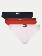 Majtki damskie - Tommy Hilfiger Komplet 3 par stringów UW0UW05641 Kolorowy - miniaturka - grafika 1