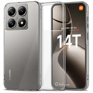 Etui i futerały do telefonów - Etui TECH-PROTECT Flexair Hybrid do Xiaomi 14T Pro Przezroczysty - miniaturka - grafika 1