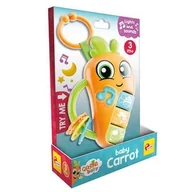 Grzechotki dla dzieci - Carotina Baby Zabawka elektroniczna z grzechotką Carotiną Lisciani - miniaturka - grafika 1