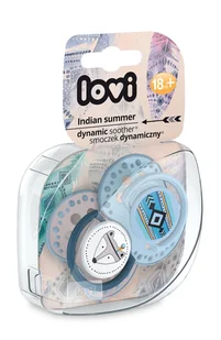 Lovi Lovi Dynamiczny smoczek uspokajający 18m+ INDIAN SUMMER BOY 2szt. | szybka  | szeroki wybór smoczków uspokajających - Smoczki uspokajające - miniaturka - grafika 3