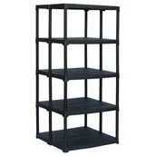 Szafy i regały magazynowe - ARTPLAST Regał plastikowy TEMPO, 1760x900x775 mm, 5 półek T90/10 PLUS - miniaturka - grafika 1